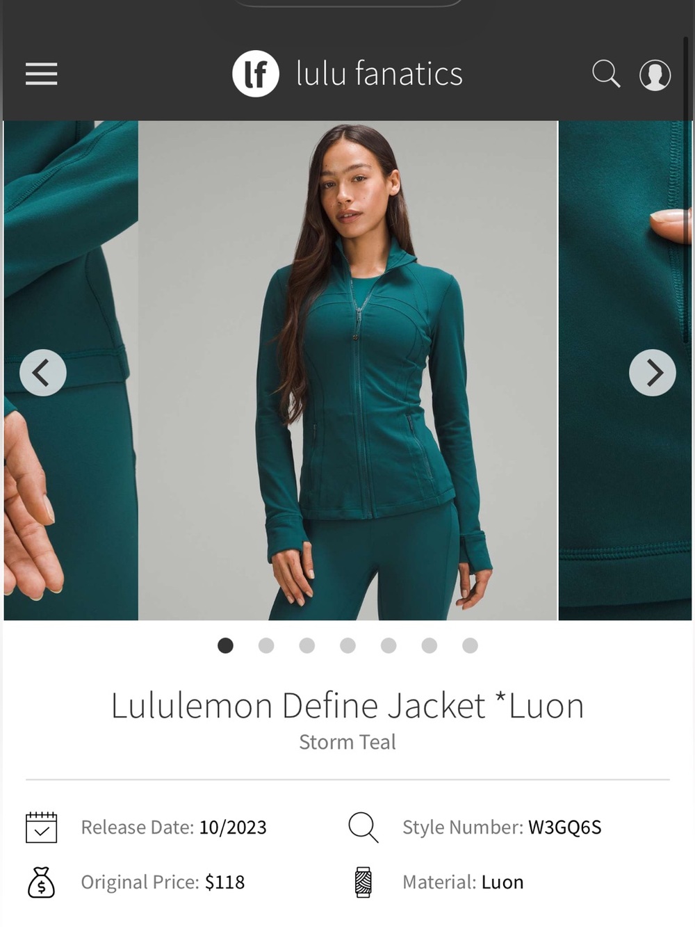Womens Define Full-Zip Jacket - Picture 10 of 10